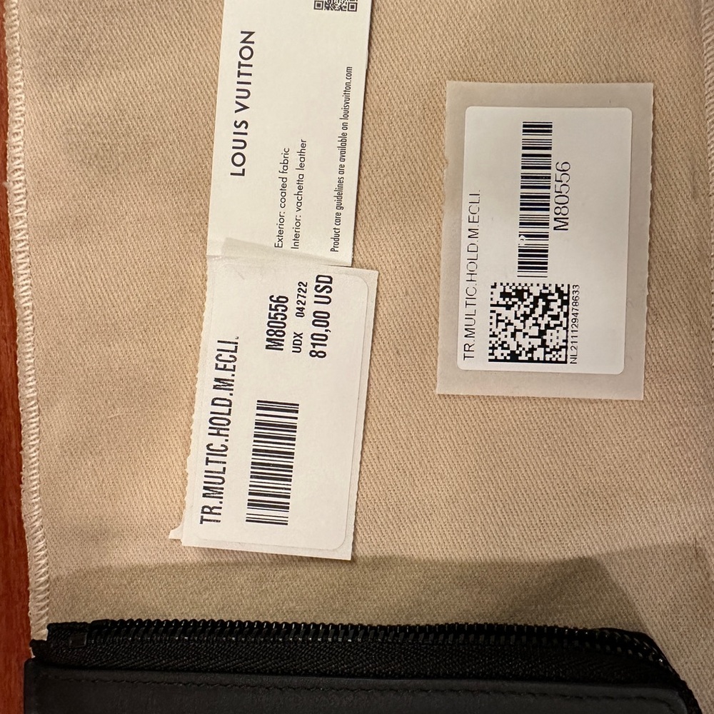 NEW Louis Vuitton Mens Eclipse Multi Card Holder Trunk M80556 + Original Receipt - Picture 9 of 9